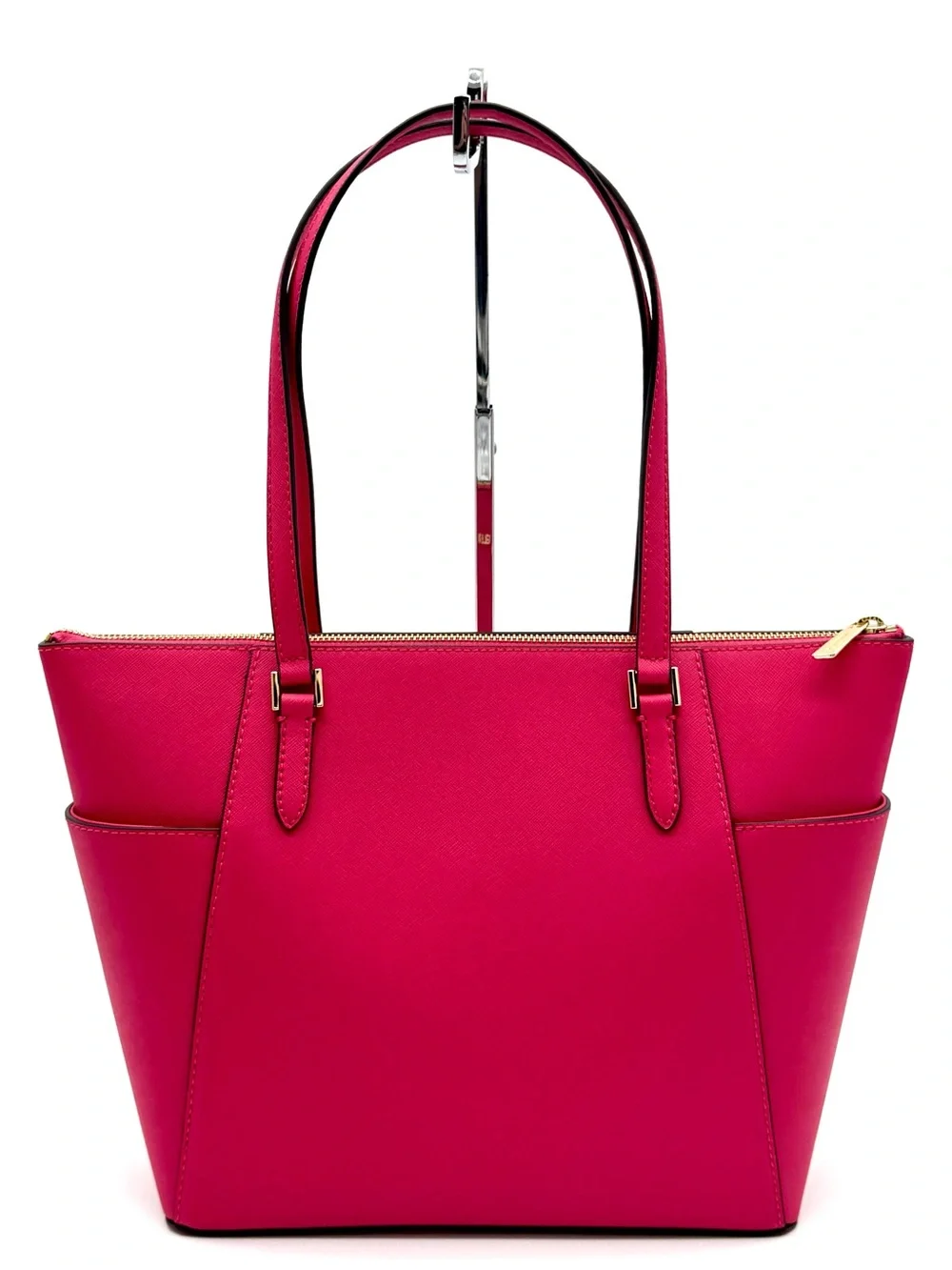 Michael Kors Large Charlotte Tote Bag Electric Pink